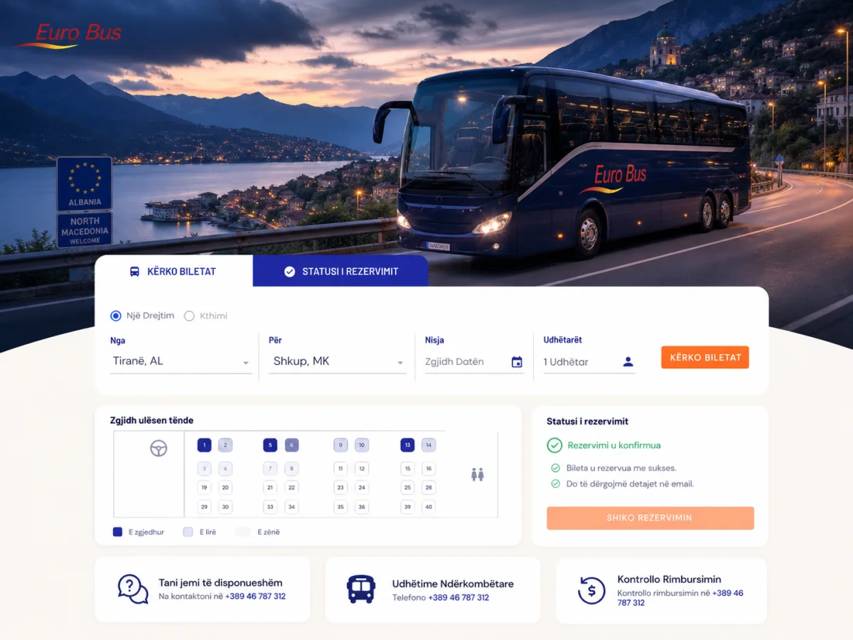 EuroBus international coach booking experience